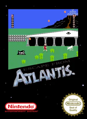 Escape From Atlantis (USA) (Piko Interactive) (Aftermarket) (Unl) box cover front